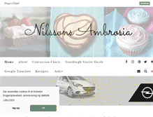 Tablet Screenshot of nilssonsambrosia.com